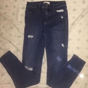 RSQ blue high waisted ripped jeans (Girl’s)